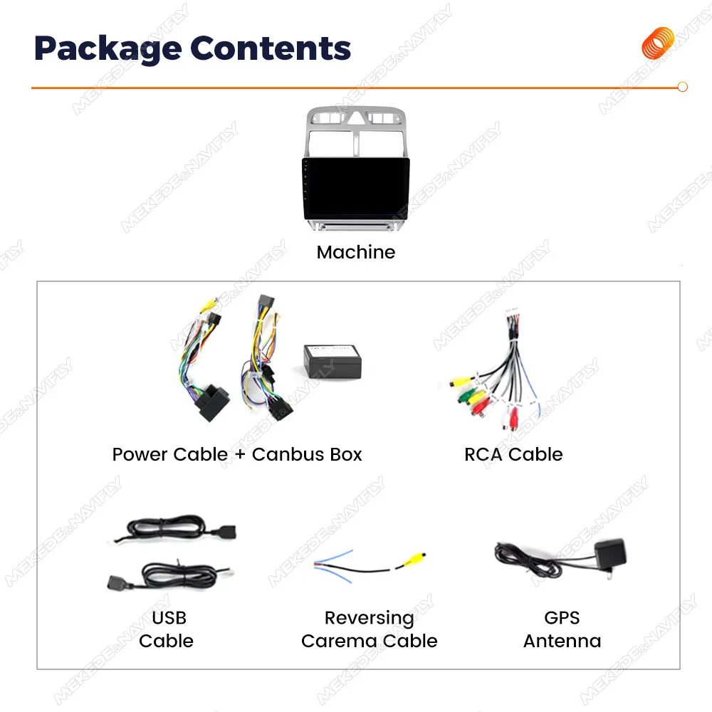 4 الأساسية أندرويد 14 راديو السيارة لتحديد المواقع مشغل وسائط متعددة لبيجو 307 307CC 307SW 2002-2013 اللاسلكية CarPlay راديو تلقائي IPS BT SWC #6