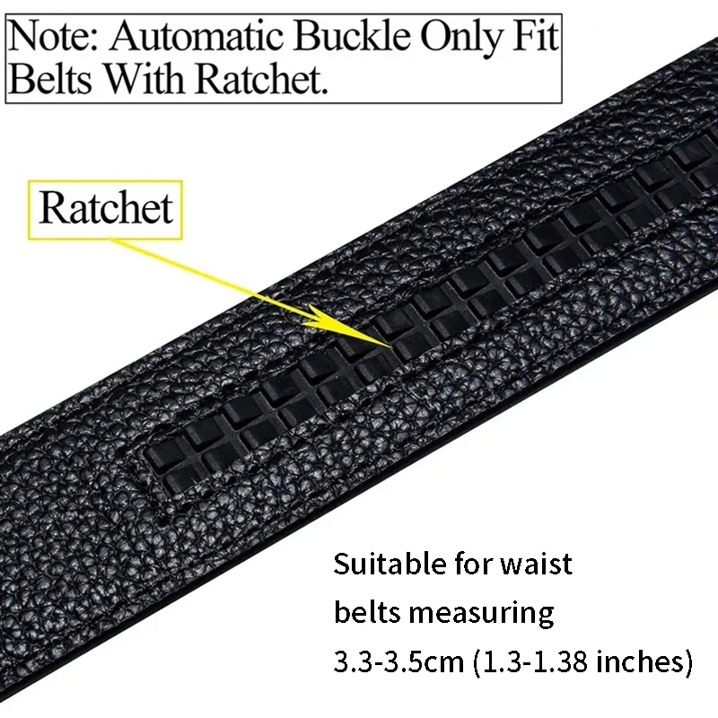 내부 폭 3.5cm로 비즈니스 및 레저에 적합한 남성용 합금 허리띠 버클 액세서리 2개