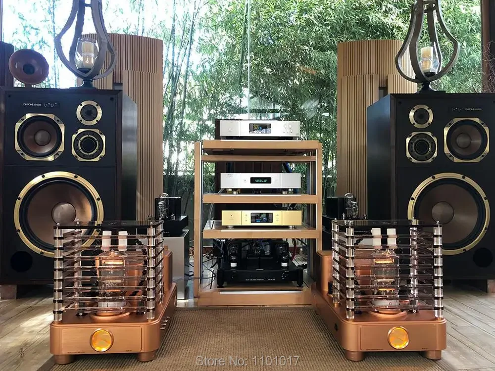 Meixing Mingda MC80-AS Master V Flagship Tube Amp HIFI EXQUIS 80W Mono Block FU-80 Lamp Post Power Amplifier