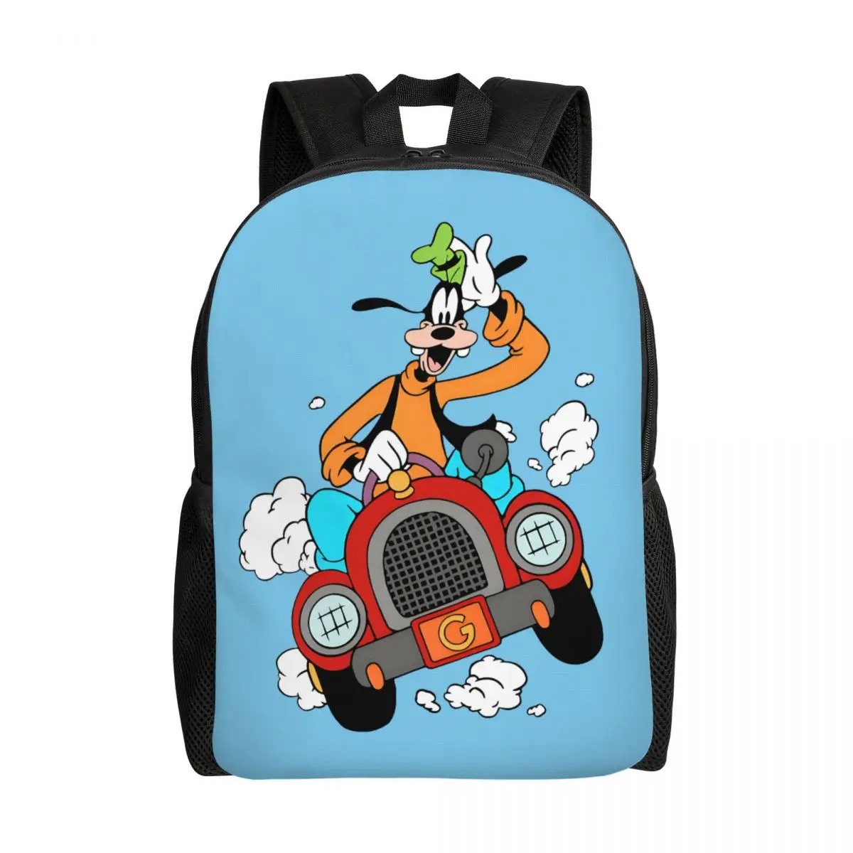 Aangepaste Goofy Reisrugzak Dames Heren School Laptop Boekentas Cartoons Student Dagrugzak Tassen