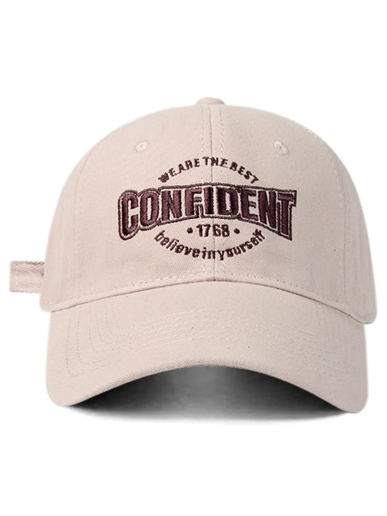 1 unisex all season fashionable pure cotton retro letter confident embroidery vintage baseball cap