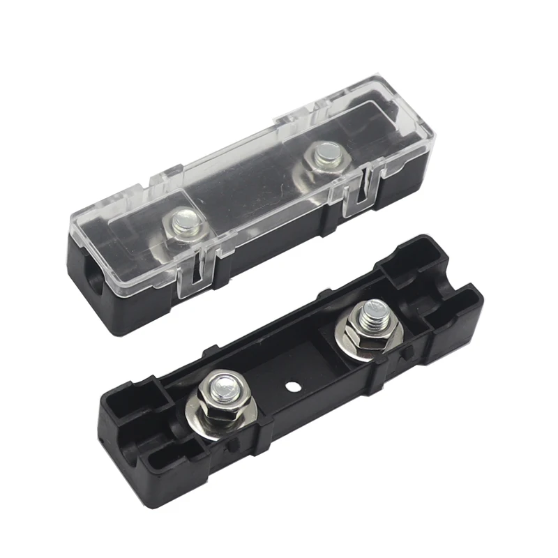 2PCS Automotive Fuse Box 1-Way Midi Fuse Holder Safety Plate Base Car Carrier Fuse Box Bolt Type 15A 20A 30A 50A 80A 100A - 200A