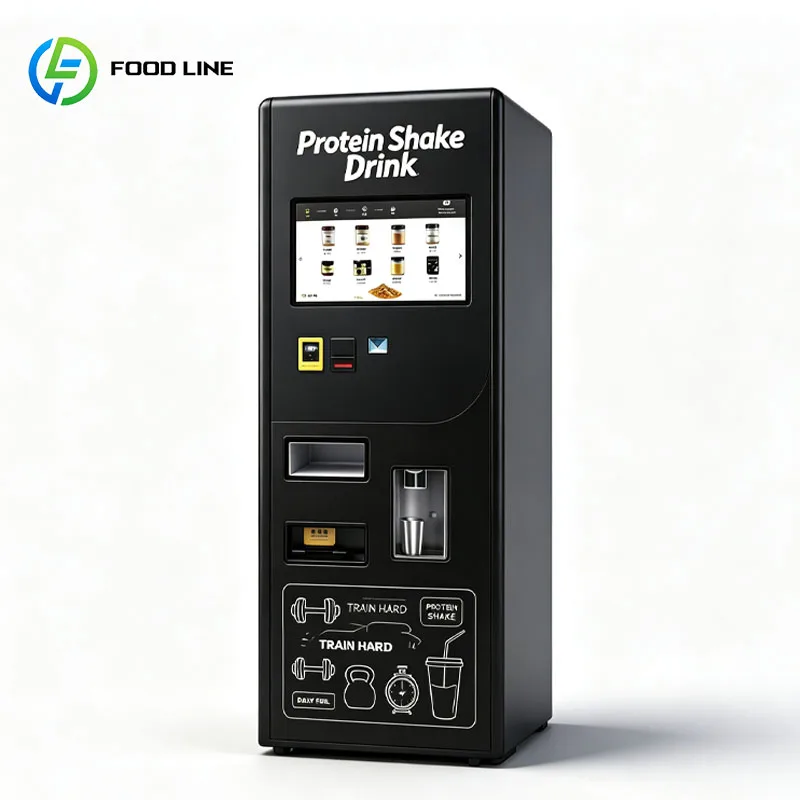 Smart Protein Vending Machine Self Service Shake Maker Gym Fitness Equipment Commercial Customized