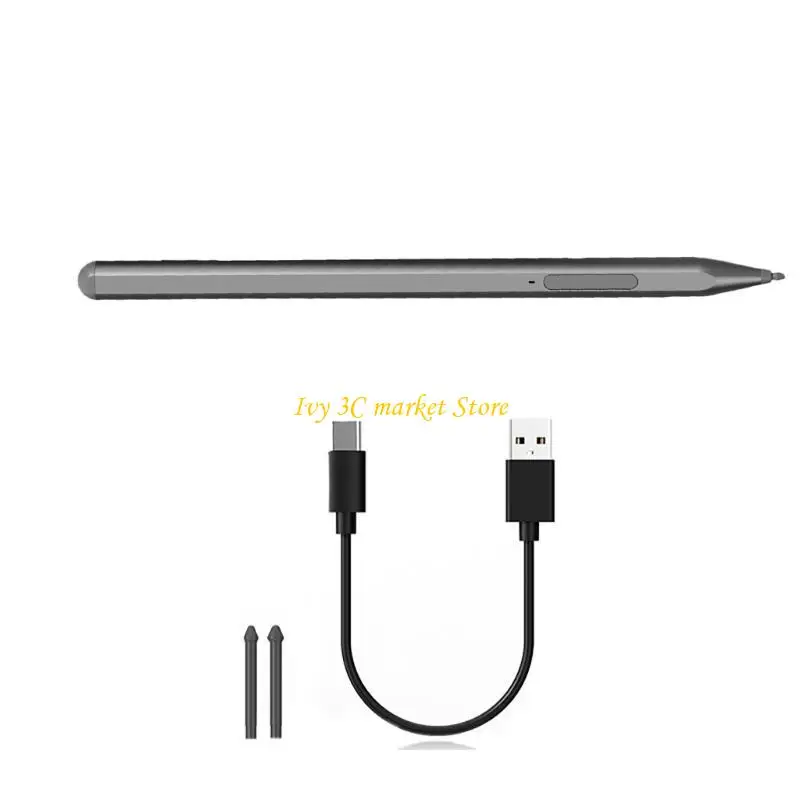 

D7YC Precise Drawing Styluses Pen For Go/Laptop/Book with Shortcut Button