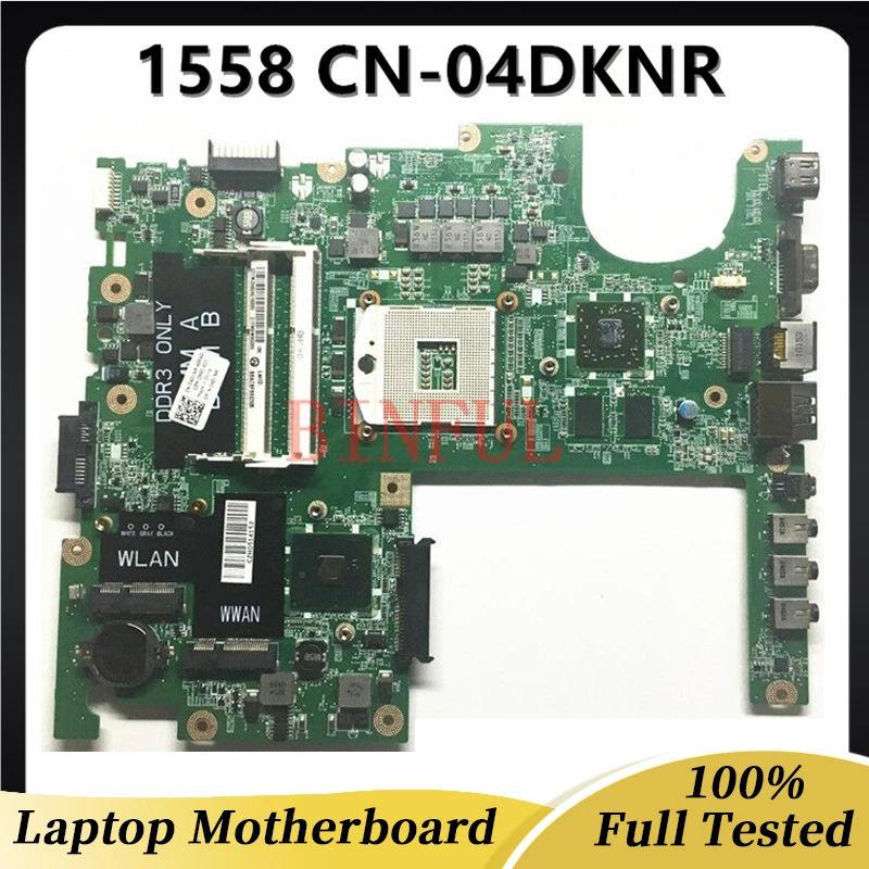 

CN-04DKNR 04DKNR 4DKNR Mainboard FOR HP Pavilion 1558 Laptop Motherboard DAFM9CMB8C0 HM55 HD5470 1GB DDR3 100% Full Working Well