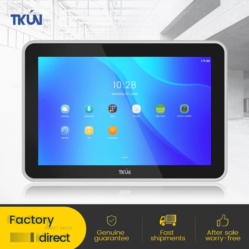 Tkun 10,1 Zoll kapazitiver Multi-Touch-Tablet-PC a133 Android All-in-One-Computer in Industrie qualität as101wx