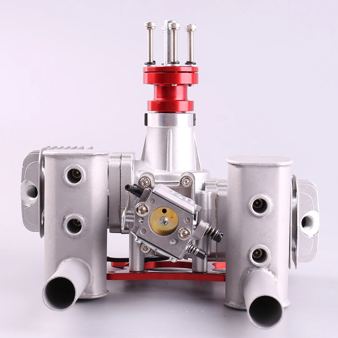 New RCGF 70cc Twin Cylinder Petrol/Gasoline Engine Dual Cylinder with Muffler/Igniton/Spark Plug for RC Model Airplane