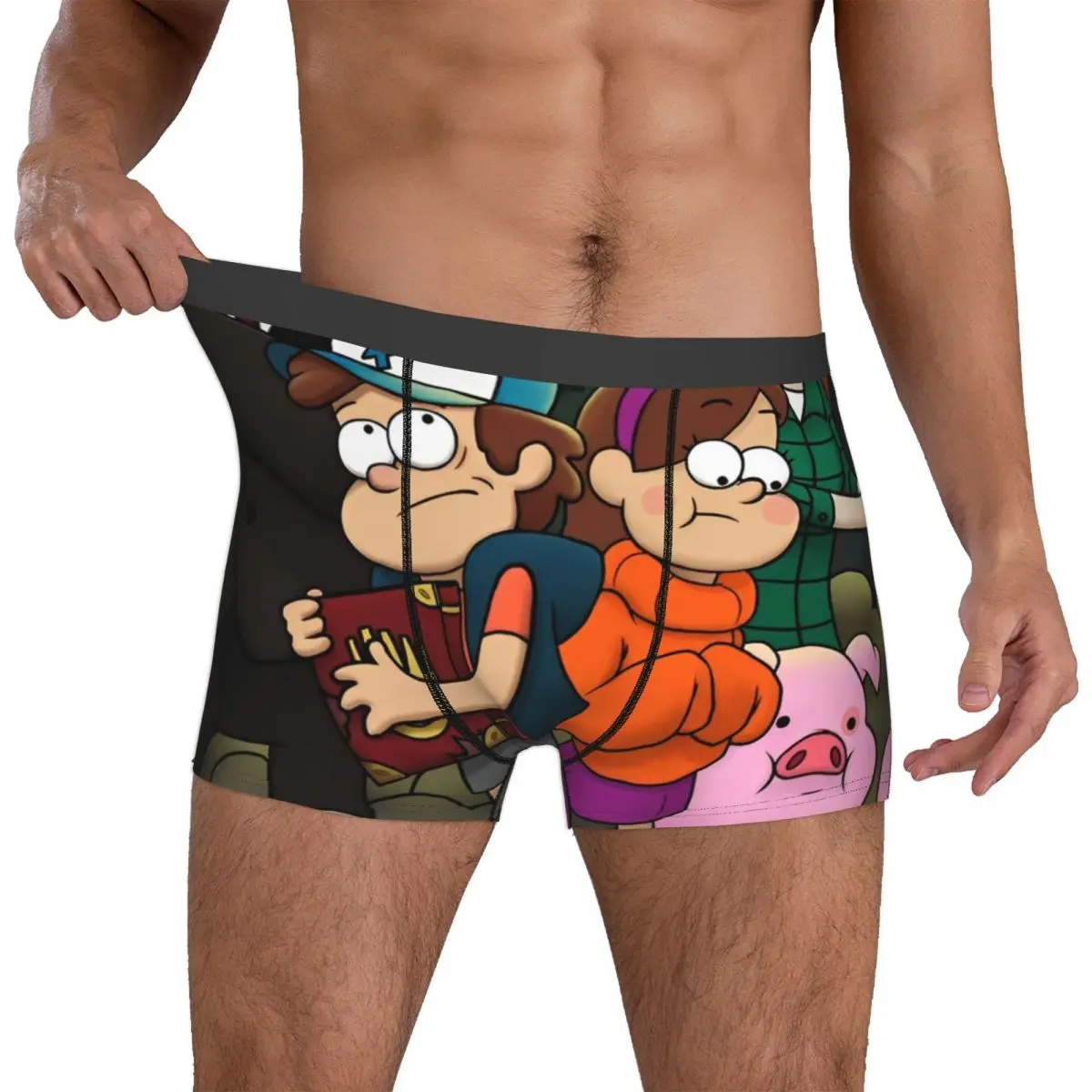 Gravity Falls Bill Cipher Characters Boxer Merch Boxers Briefs Novelty Underwear Cartoon Anime Briefs Gag Soft Quilt Underpants