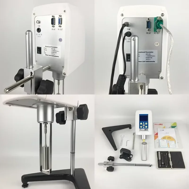exquisite craftsmanship Durable and sturdy NDJ-5S/-8S/-9S digital rotary viscometer SNB-1/SNB-2T touch screen viscometer