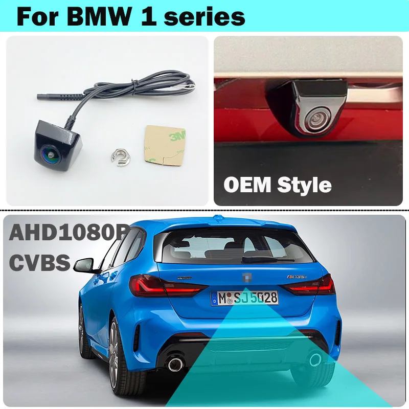 HICAMRUI Rear View Reversing Camera  For BMW 1 series 120i 640i F12 F13 Z4 E89 E81 E87 135i F20 F21 hatchback OEM style