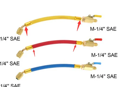 

R12 R134A R410A Air conditioning refrigeration ball valve pipe tricolor pipe ball valve joint BVH1414FM-12