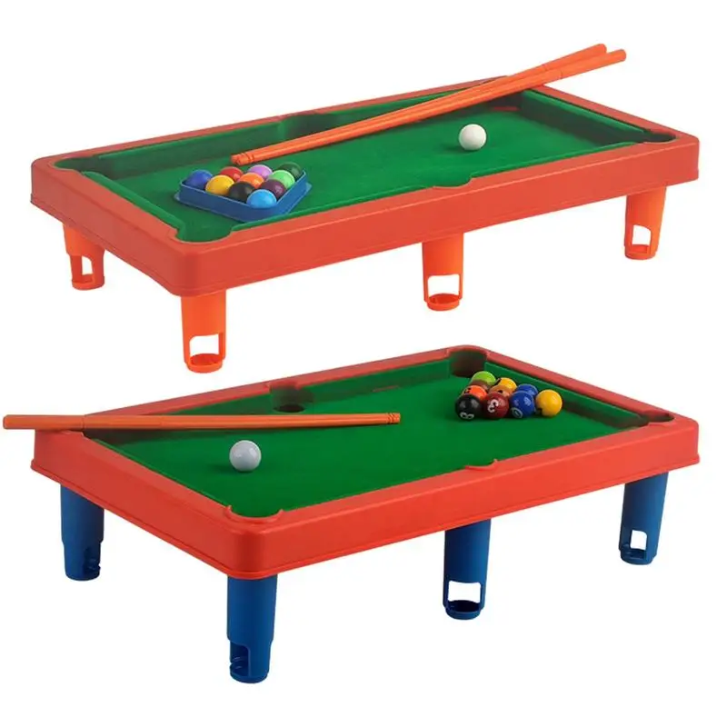 

Mini Pool Table Double Battle Desktop Mini Pool Table Game Portable Parent Child Interactive Toy Intellectual Competitive Game