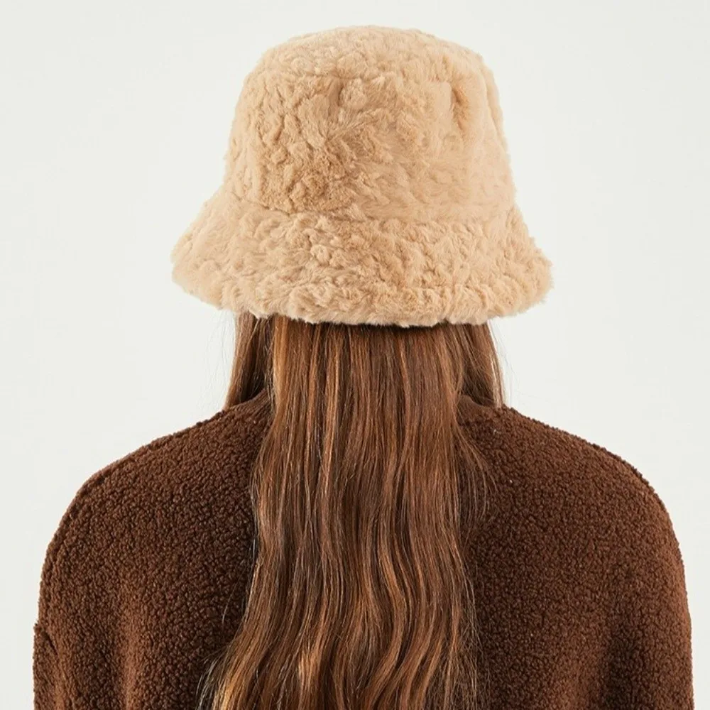 

New Warm Fisherman Hat Coldproof Windproof Warm Hat Fluffy Fur Pullover Cap for Outdoor Cycling Skiing