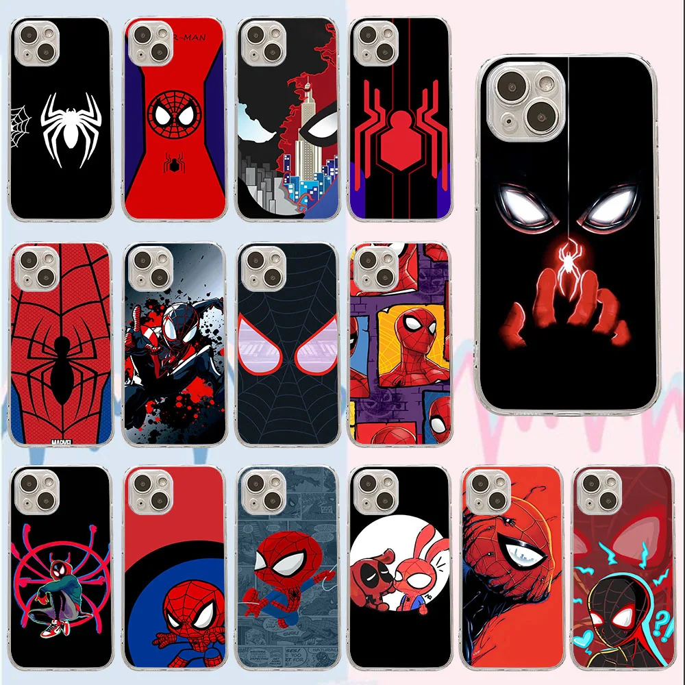 Flexible TPU Case For Tecno Camon 15 16 17 17P 18 18T 18P 18i 19 Pova 2 3 4 Premier Neo Pro WX-65 Spiderman