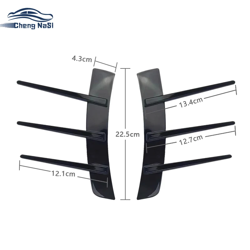 

Car universal Modification Side Wing Fender Car Side Air Vent Decoration Body Decorative Stickers Fender Decorative Stickers