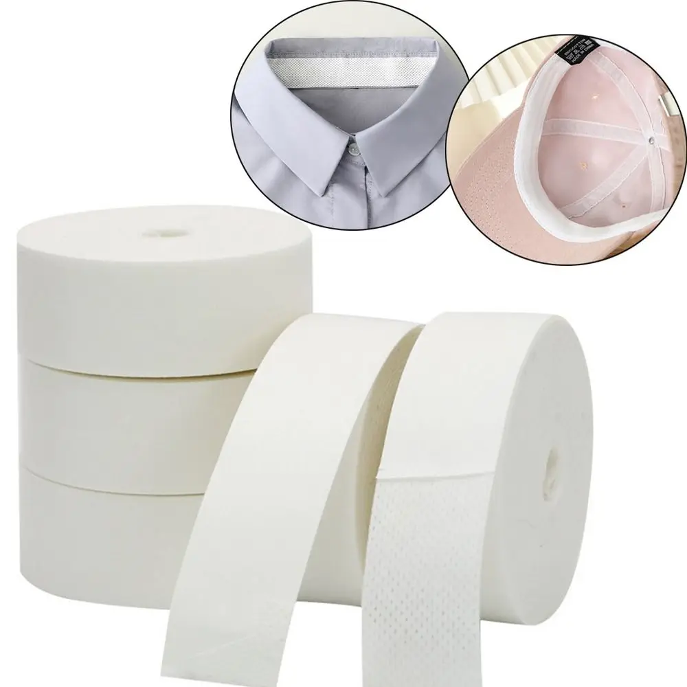 Invisible T-shirt Collar Sticker Perspiration Deodorants Neck Liner Pad Self-Adhesive Sweat Absorbent Strip Anti-dirty Pad