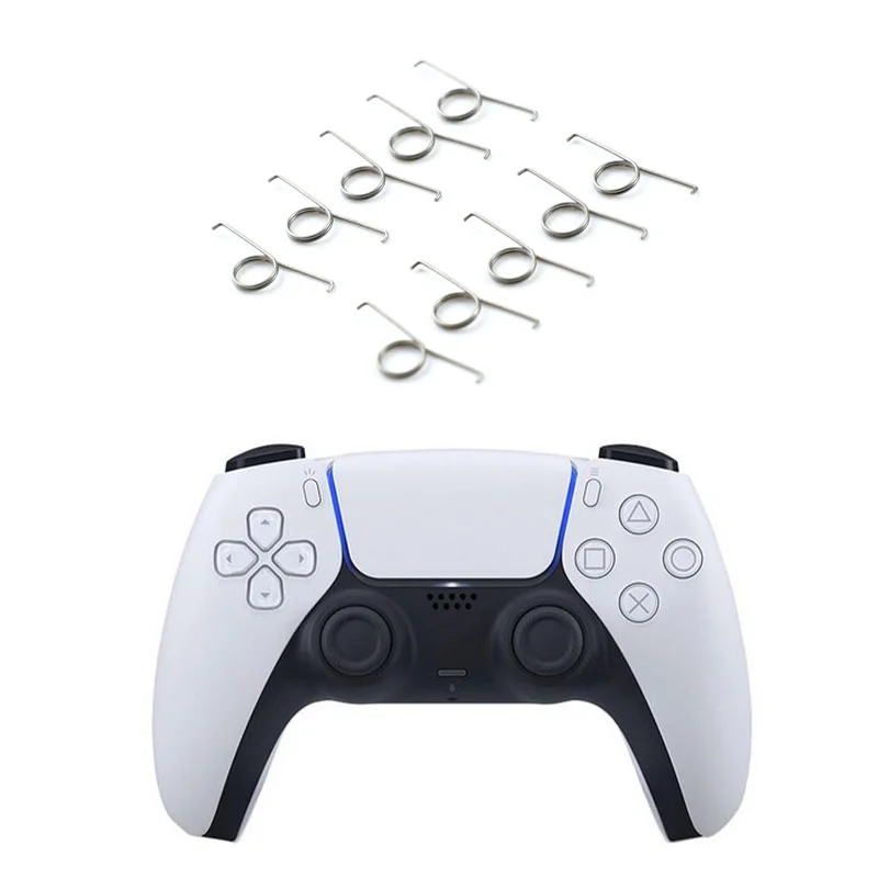 10Pcs for PS5 Controller Button Spring Metal Handle L2 R2 Trigger Repairing Part