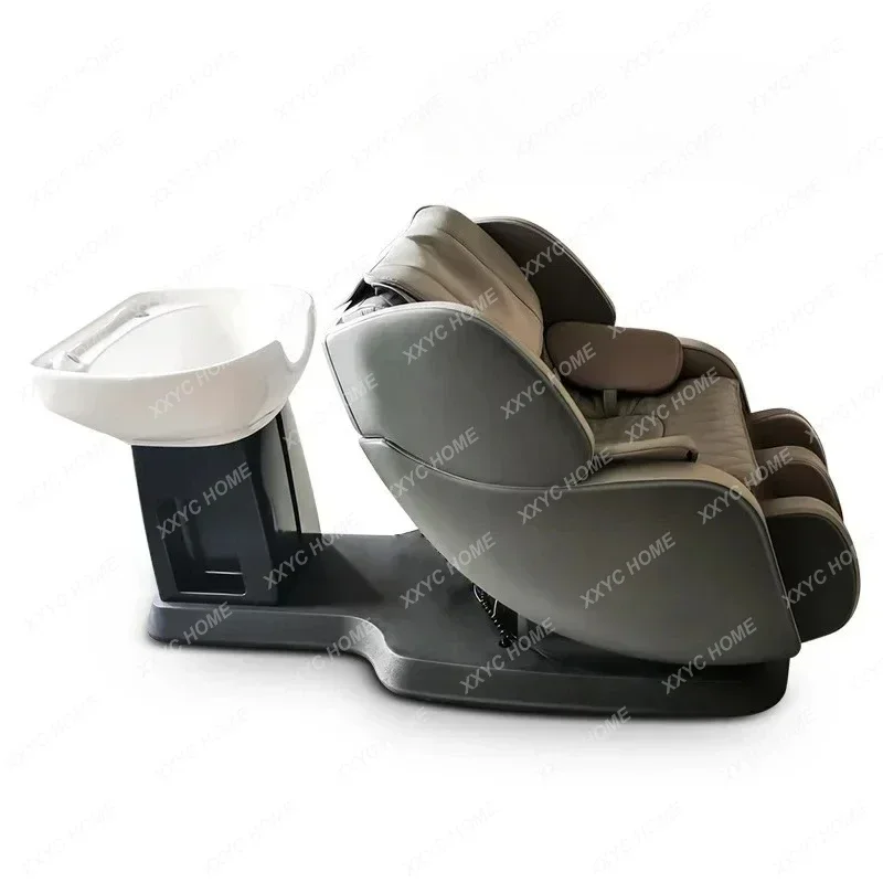 A Thai Head Therapy Massage Couch Beauty Salon Barber Shop Hair Care Electric Massage Shampoo Bed