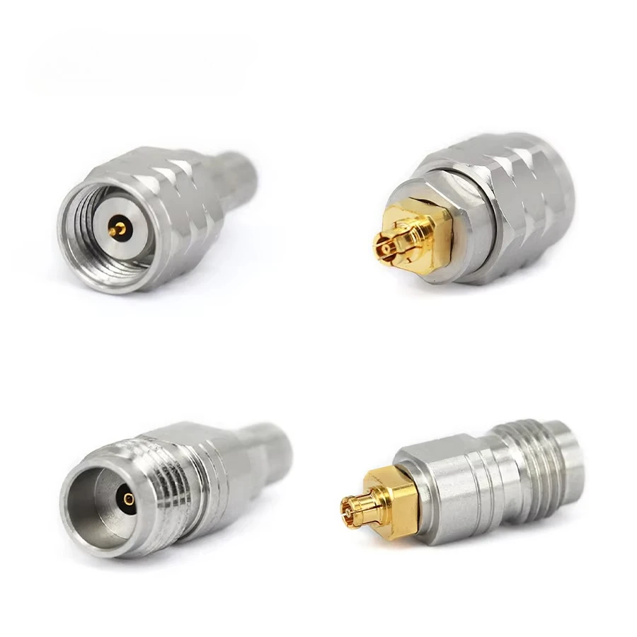 High Frequency RF Adapters Millimeter Wave 1.85mm to Stainless Steel DC-40GHz