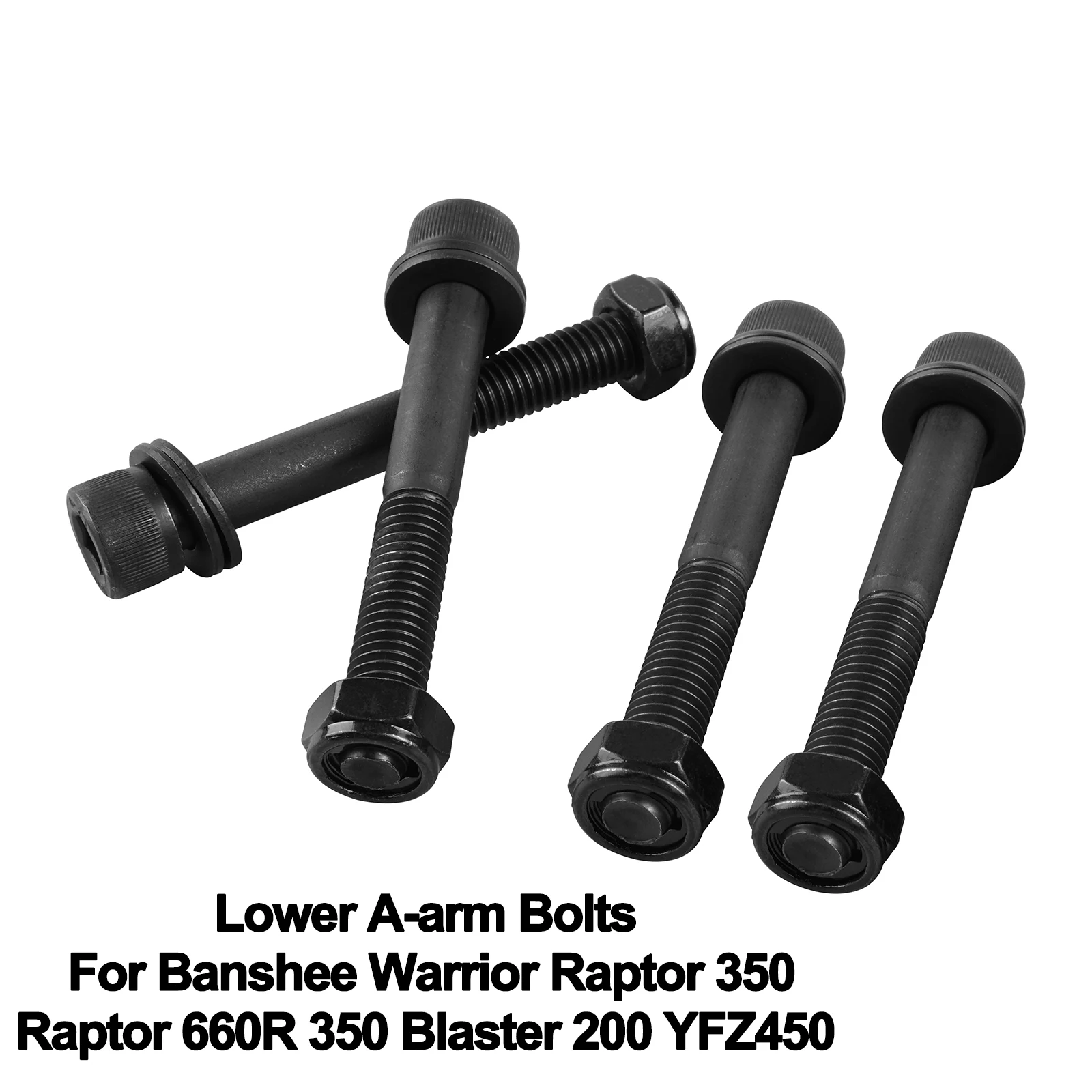 

For Yamaha BLASTER 200 WARRIOR 350 YFZ350 Raptor 660R Banshee 350 YFZ450 ATV Lower A-arm Bolts Kit Dirt Road Accessories