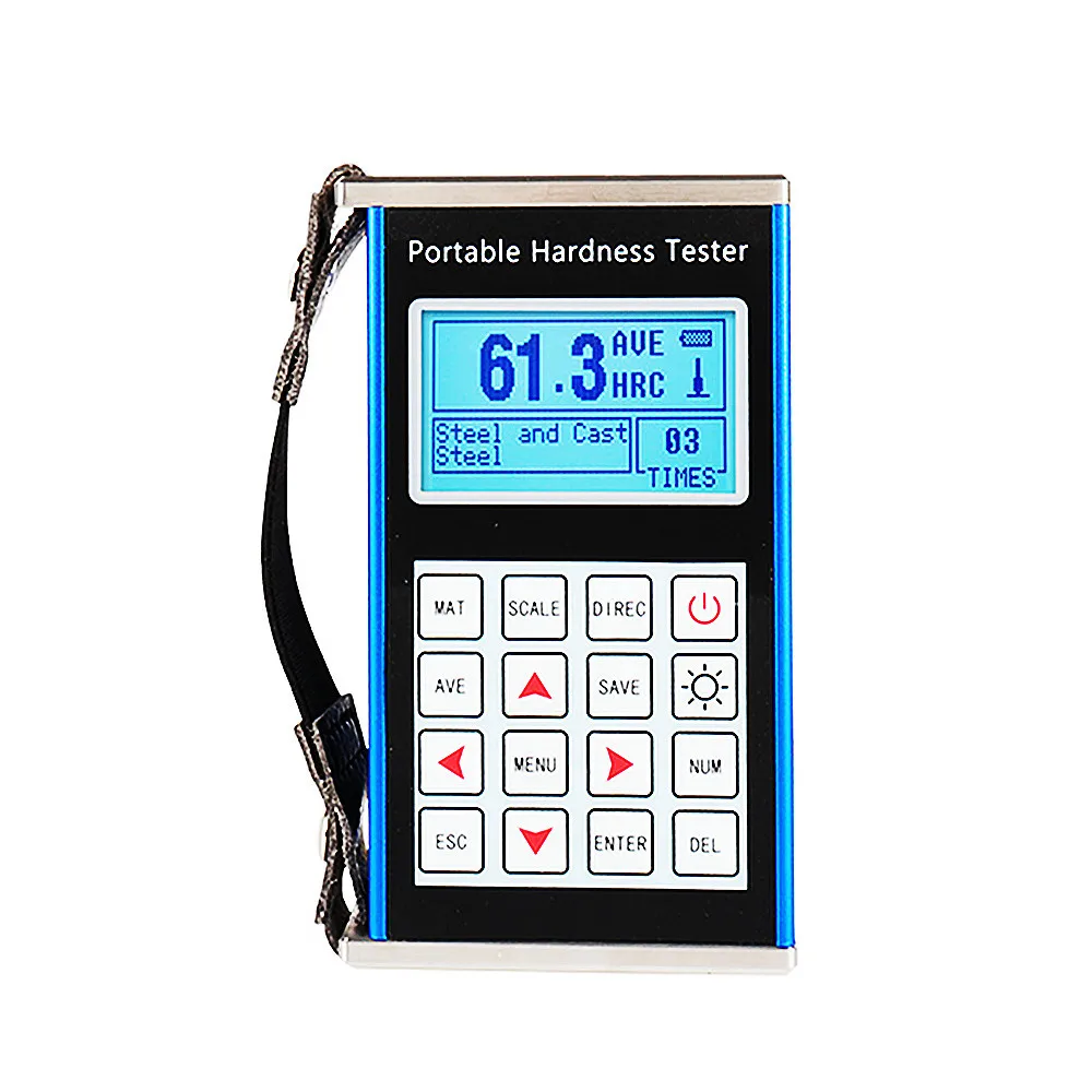 Original Portable Leeb Hardness Tester Digital Metal Hardness Tester For Stainless Steel HL HB HRB HRC HRA HV HS Durometer