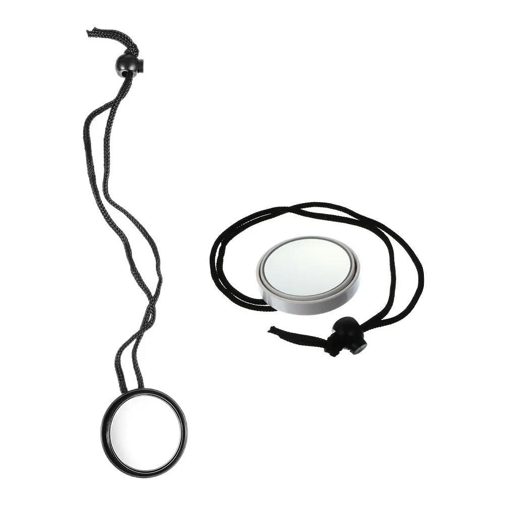 

2 шт. зеркала заднего вида для дайвинга, регулируемые на 360 градусов, из пластика и стекла, легкие, портативные, с веревочным шнурком для подводного плавания и лодок