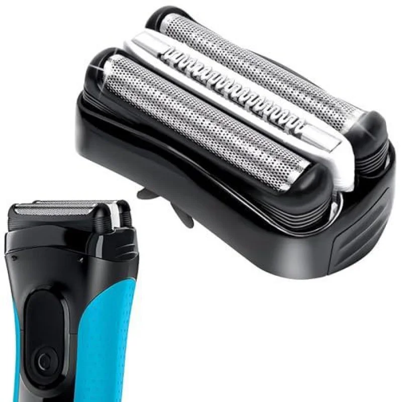 ملحق رأس رقائق معدنية بديلة 32B - متوافق مع ماكينات الحلاقة Braun 3 Series 300S، 301S، 310S #1