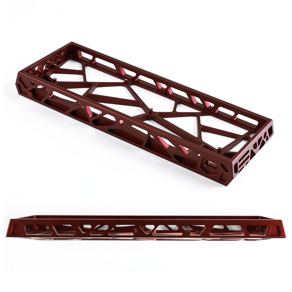 YMDK 60% Hollow60 V3 Aluminum Case For Poker2 Pok3r Wooting60HE