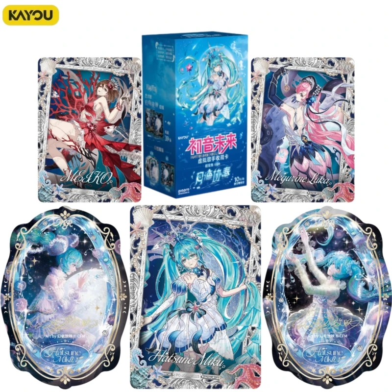 Official Genuine KAYOU New Product Hatsune Miku Virtual Singer Series Collection Cards Exquisite Anime Peripheral Toy Card Gifts