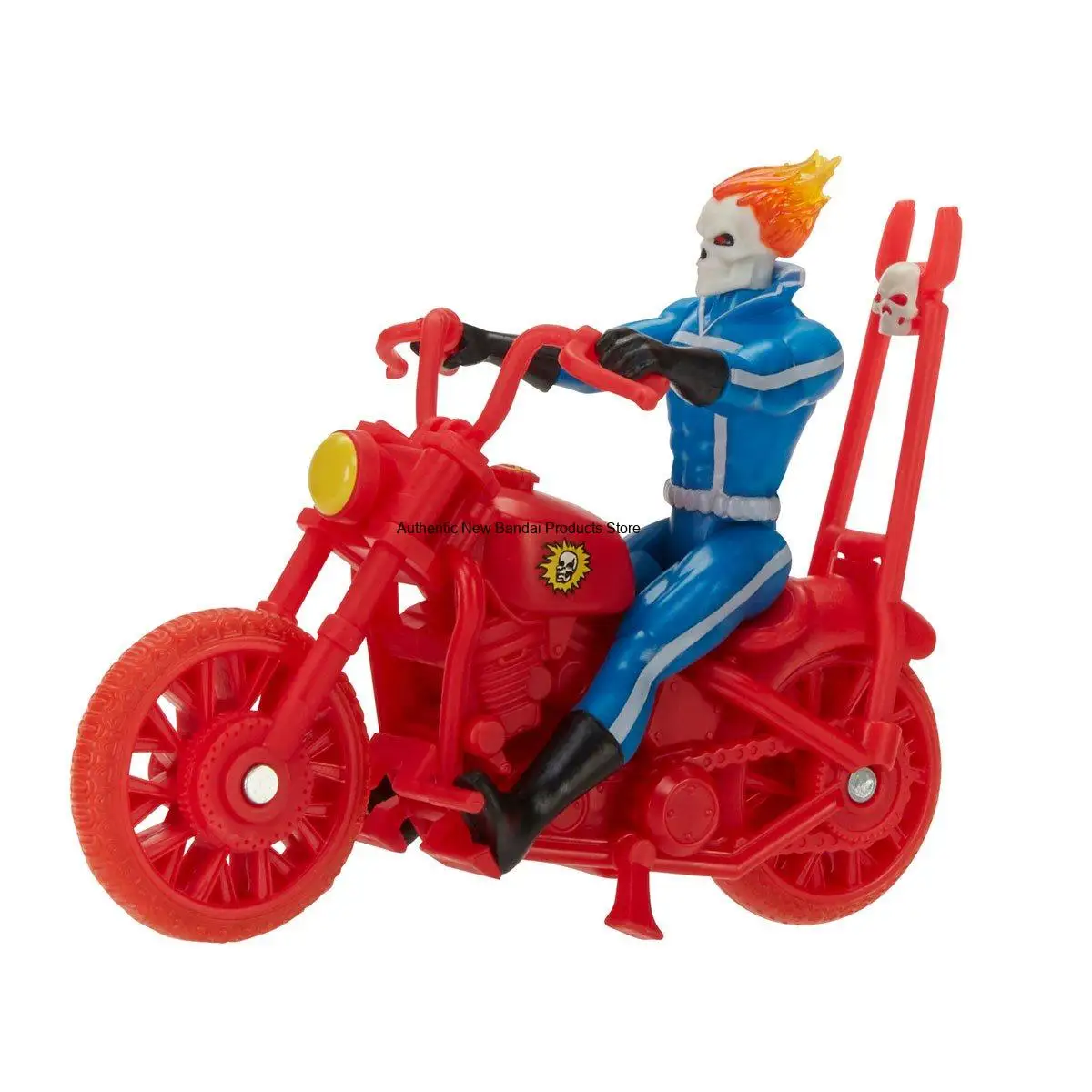 Marvel Legends Retro Ghost Rider with Motorcycle 3.75" Action Figure view 5