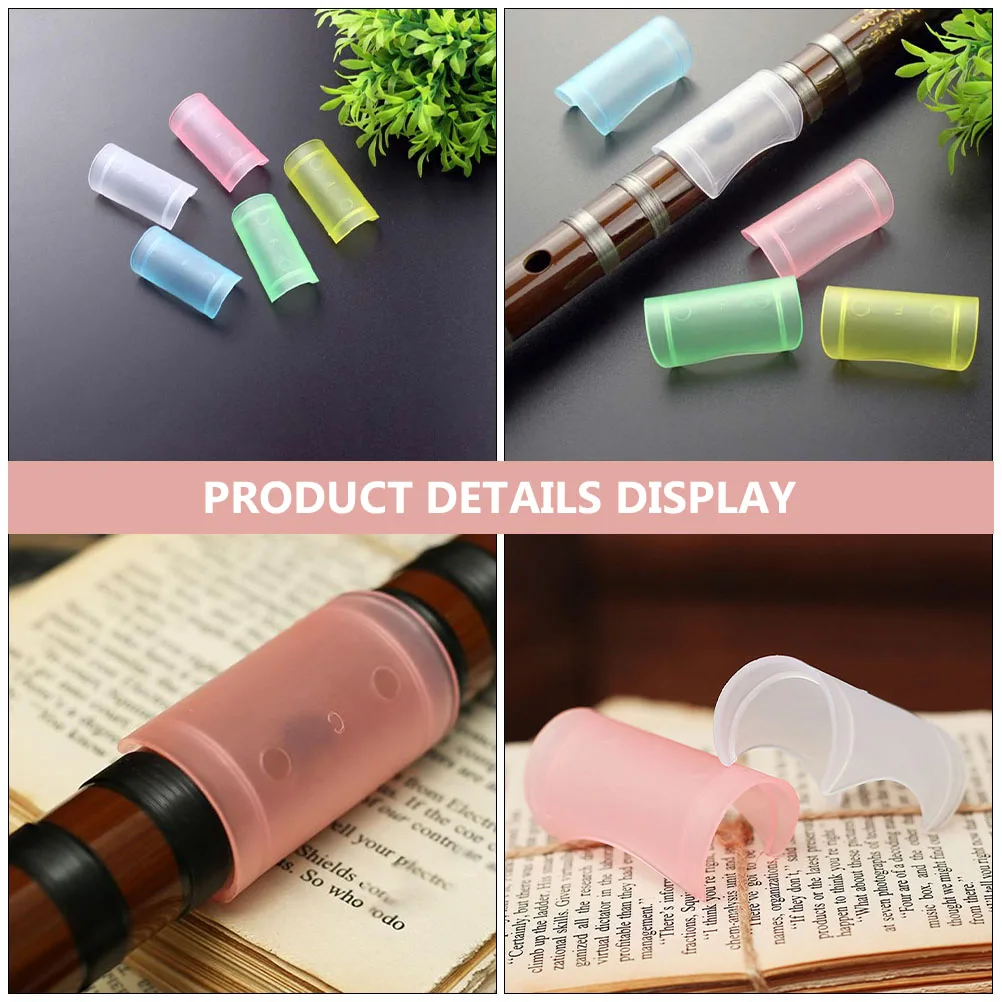 

5 Pcs Dimo Protective Cover Practical Flute Protectors Simple Film Cases Covers Abs Plugs