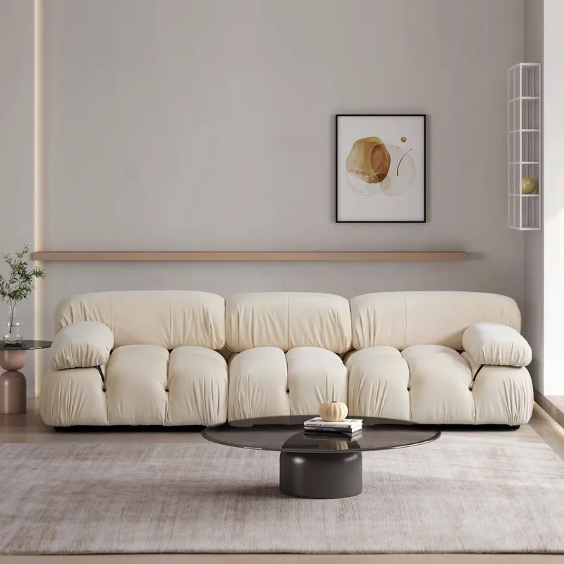 

TT B & B Модульный диван Белый тканевый диван Дизайнерский креативный диван для гостиной Простой