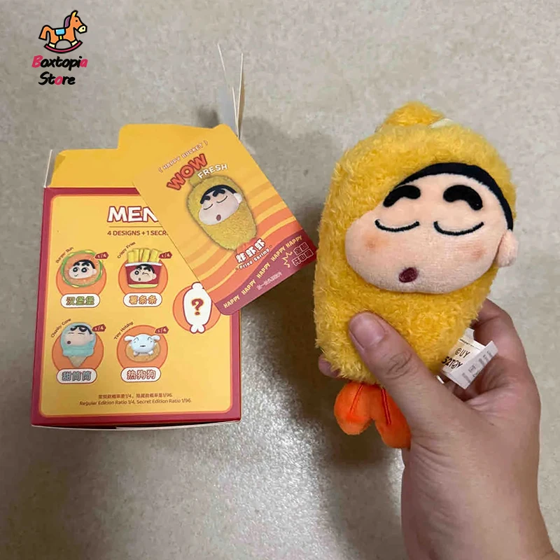 

New Genuine Crayon Shin Chan All Happy Bucket Series Blind Box Cute Doll Bag Pendant Children'S Kid Birthday Collect Gift