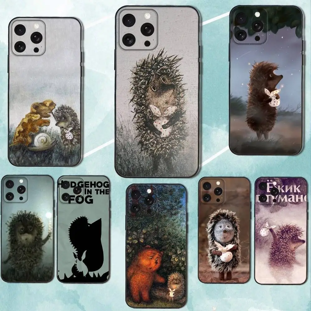 

Cartoon Littles Mole Phone Case For iPhone 16e,16,15,14,13,12,11,Pro,X,XS,Max,XR,Plus,Mini Soft Black Cover
