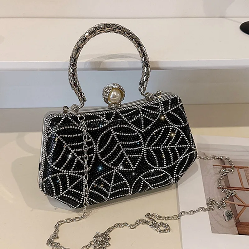 

Fashion Hot Drilling Evening Bag Women Glittering Purse Female Handbag Designer Luxury Wallet Party Shoulder Crossbody Bags New