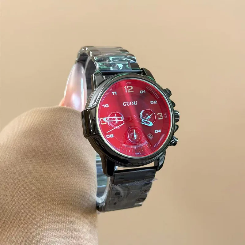 

New Women'S Watch With Color-Changing Mirror Surface, Stylish Steel Band, Large Dial; Also A Simple And Elegant Men'S Watch.