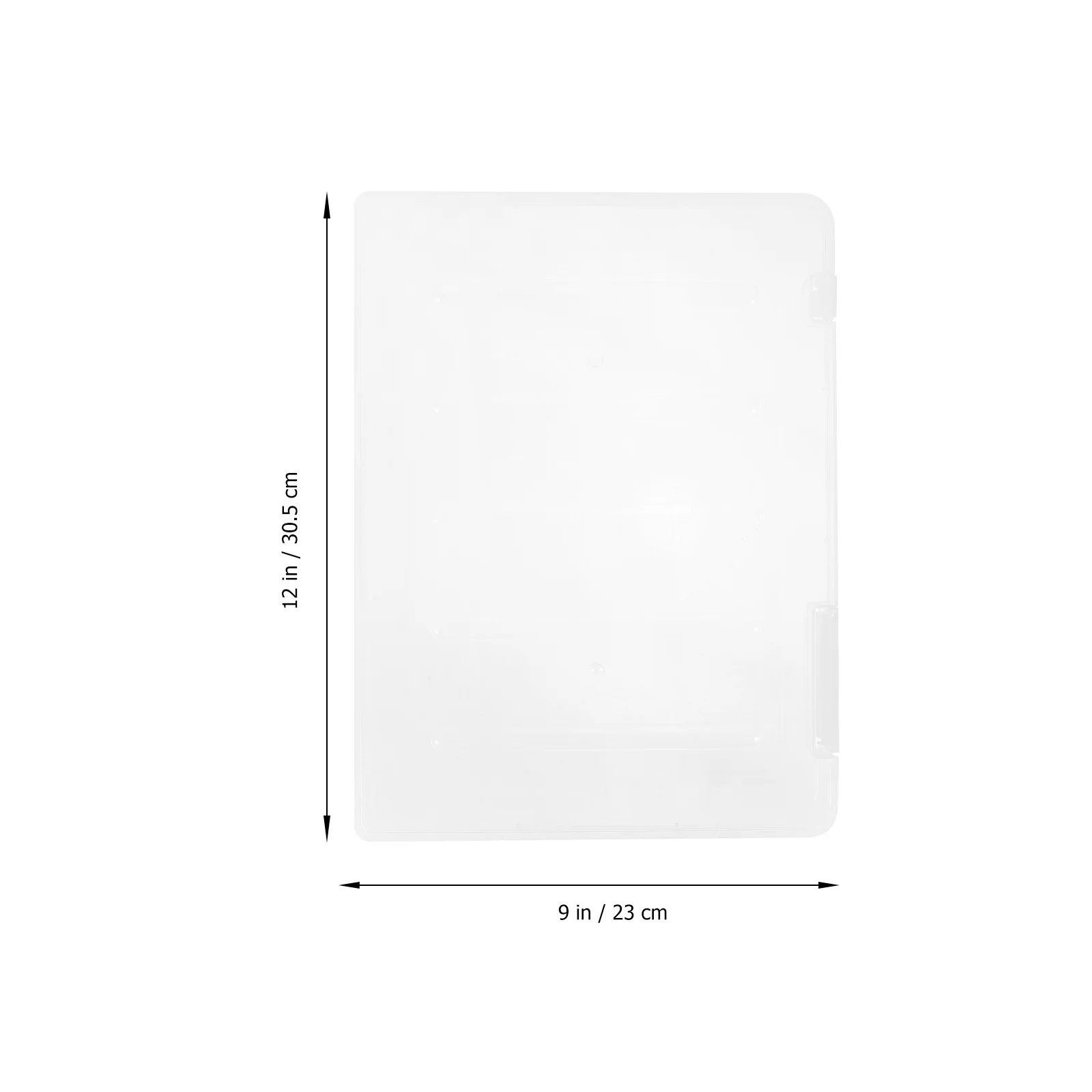 Clear File Box For A4 Documents Transparent Plastic Paper Organizer Storage Home Office School Use Document Holder