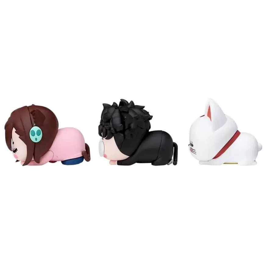 4 pz/set Anime DAN DA DAN Ayase Momo q-versione Mini giù postura Action Figure PVC Modalità Giocattolo Doll Desk Decor Collezione Regali