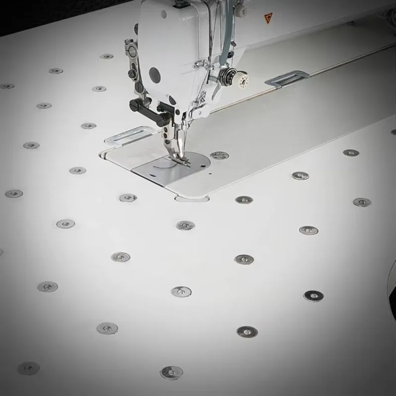 0303D-C560MM Long Arm Multifunction Flat Bed Compound Feed Walking Foot Lockstitch Industrial Sewing Machine  for Sale