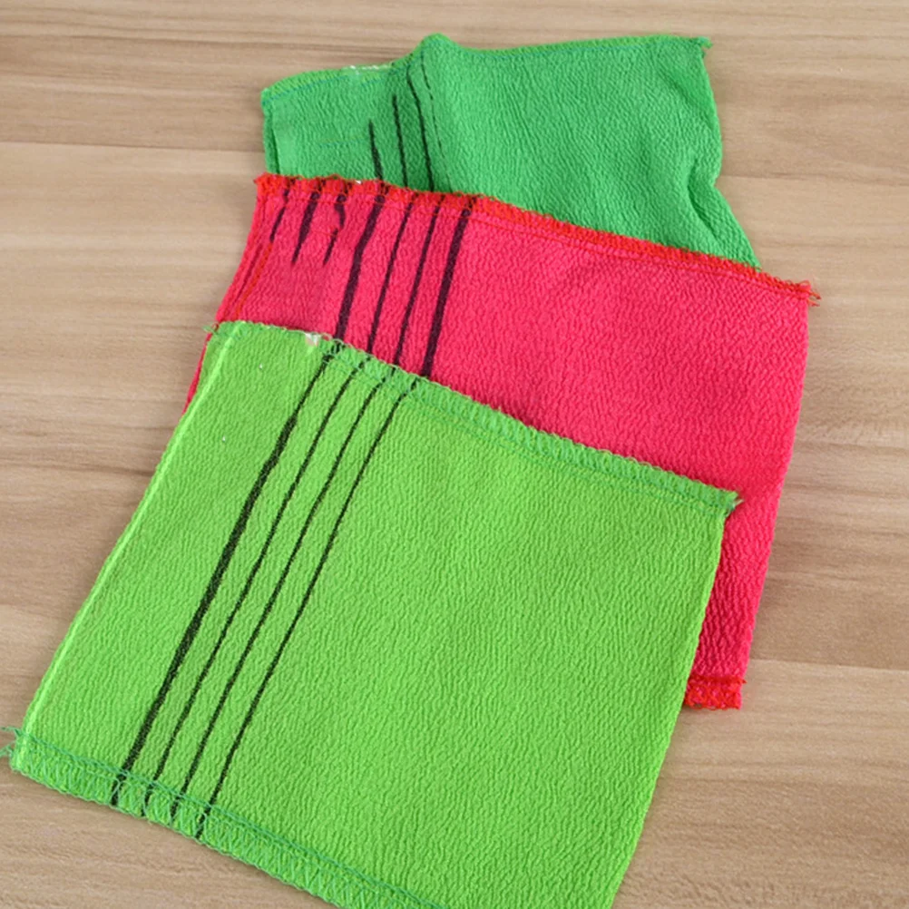 5 قطعة قماش حمام التقشير غسل الجسم الغسيل منشفة استحمام نظيفة عميقة إزالة الجلد الميت عرق الشحوم اكسسوارات الحمام