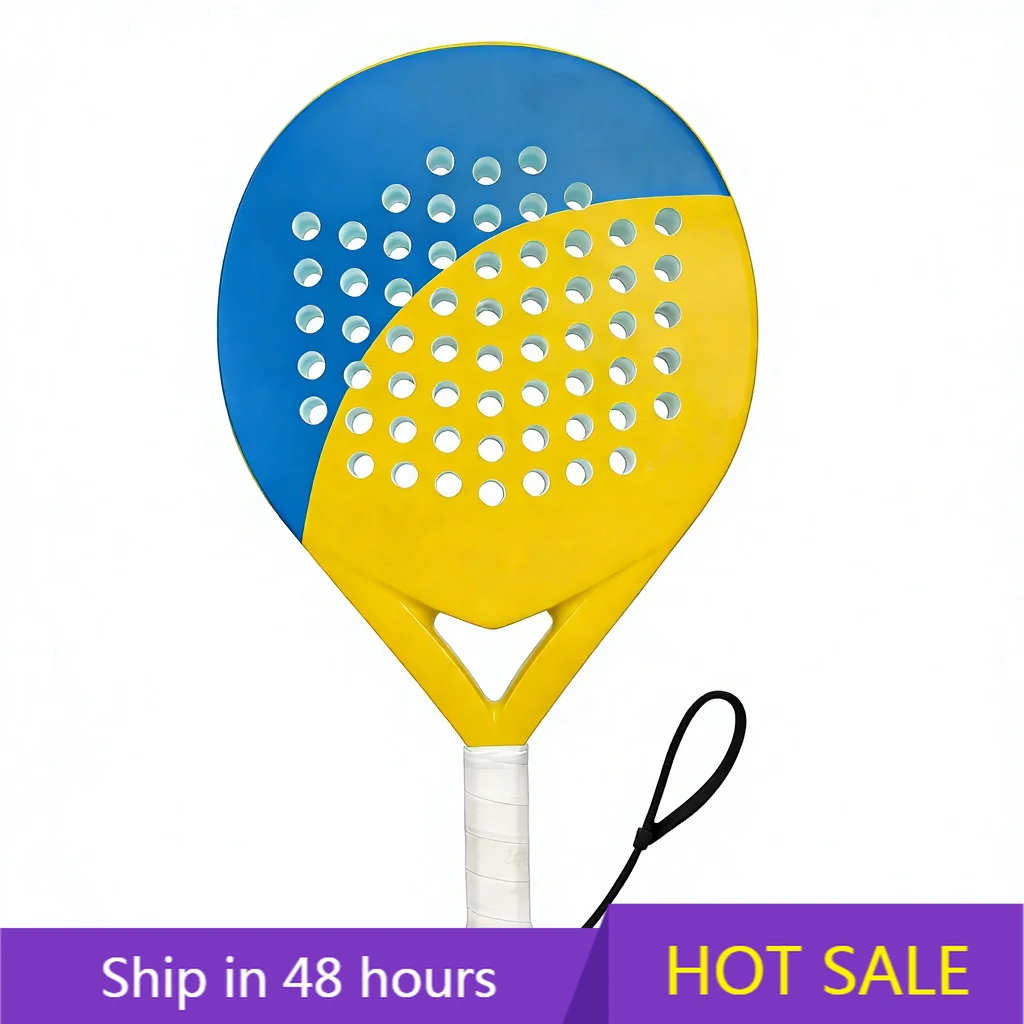 

POWER LEAP 3K 12K 18K Carbon Fiber Paddle Racket Padel Tennis Racquet Beach Tennis Paddle with Nylon Net