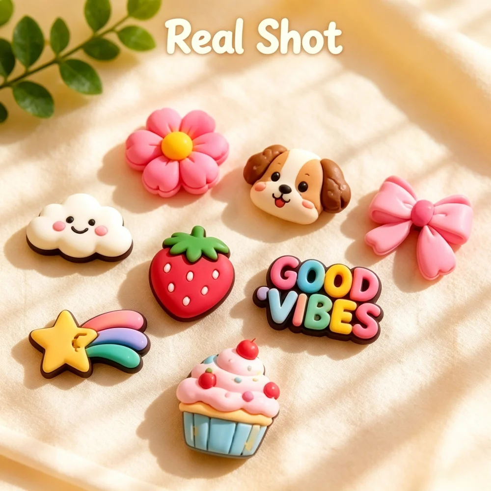 Custom PVC Shoe Charms Personalized Soft Rubber Croc Charms for Shoes Custom Logo Cartoon Cute PVC Shoe Accessories Bulk MOQ 100 view 5