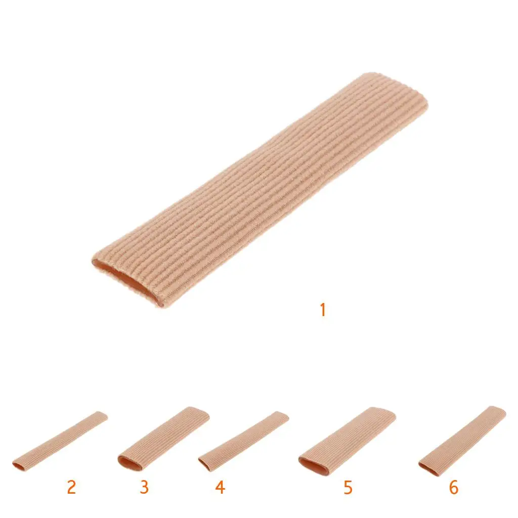 Gel Toe Caps and Sleeves Silicone Protector Finger Cots Cushioning Pads for Dancers Runners