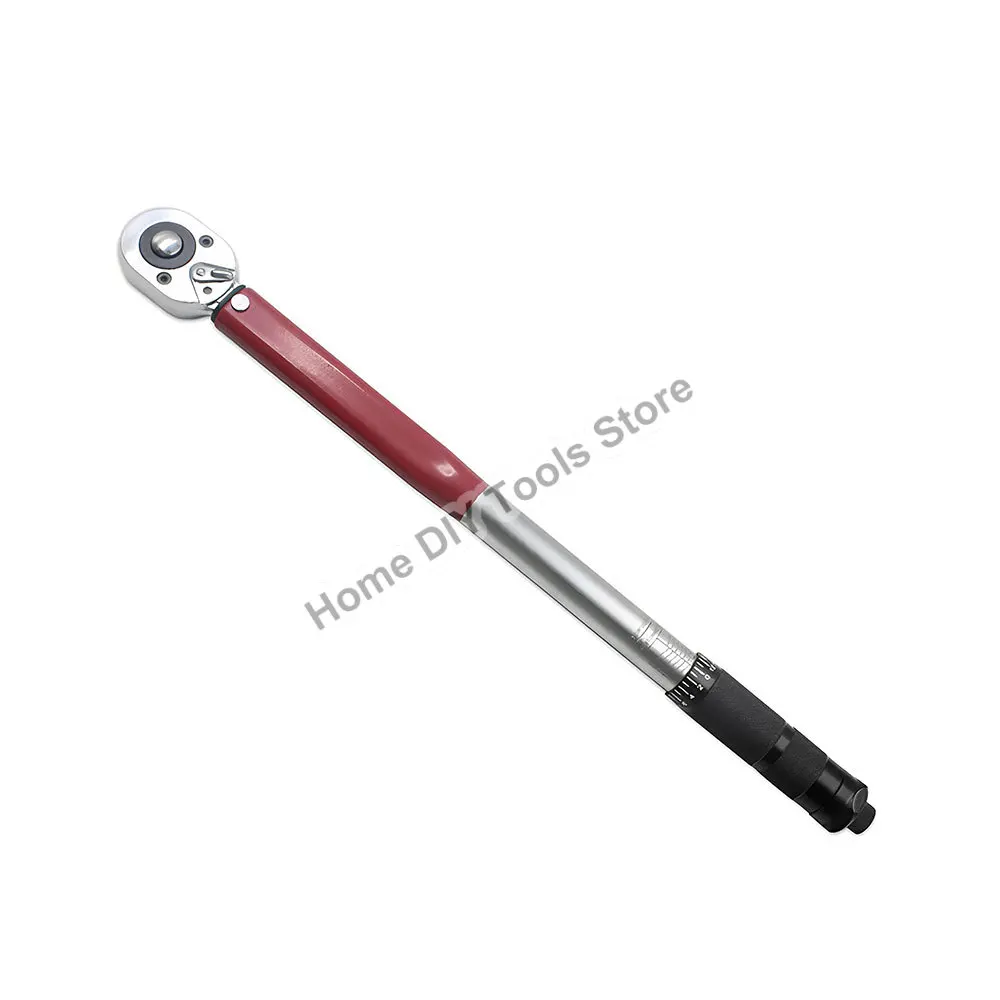 5-210N.m Torque Wrench 1/2\'\' 3/8\'\' 1/4\'\' Square Drive Preset Bicycle Torques Key Two-way Ratchet Car Bike Automotive Hand Tools