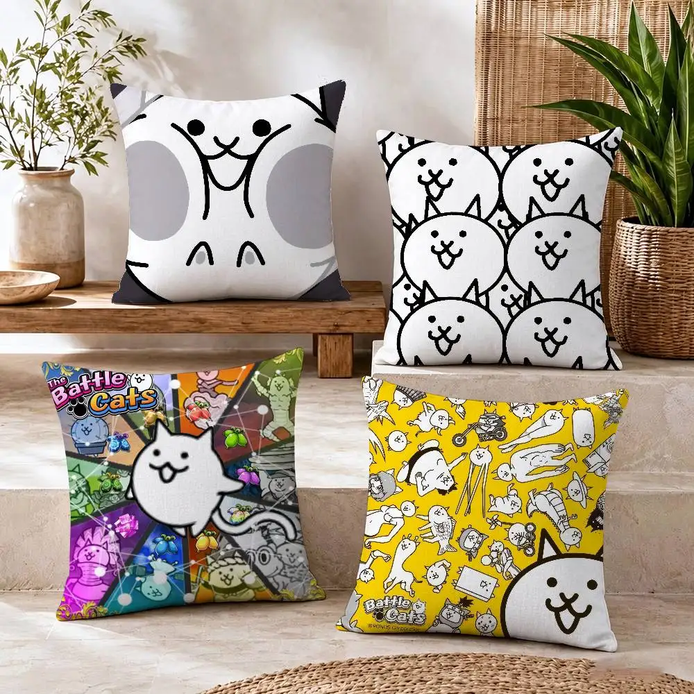 B-Battle Cats Anime    Pillow Anime Pillow Sofa Bed Head Pillow Cover Cushion Cover Fashion