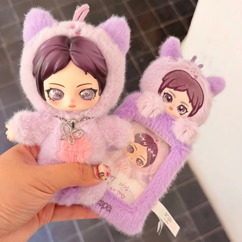 Popmart Aespa Genuine New In Stock Velvet Cute Friend Series High Quality Pendant Surprise Blind Box Toy Ornament Cute Gifts view 3