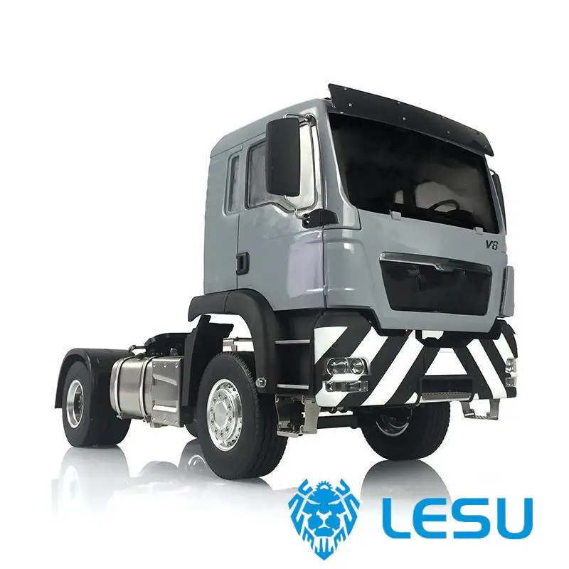 

LESU 1/14 TGS 4*2 Radio Control Tractor Truck Metal Chassis Painted Cabin Radio Light Outdoor Toys