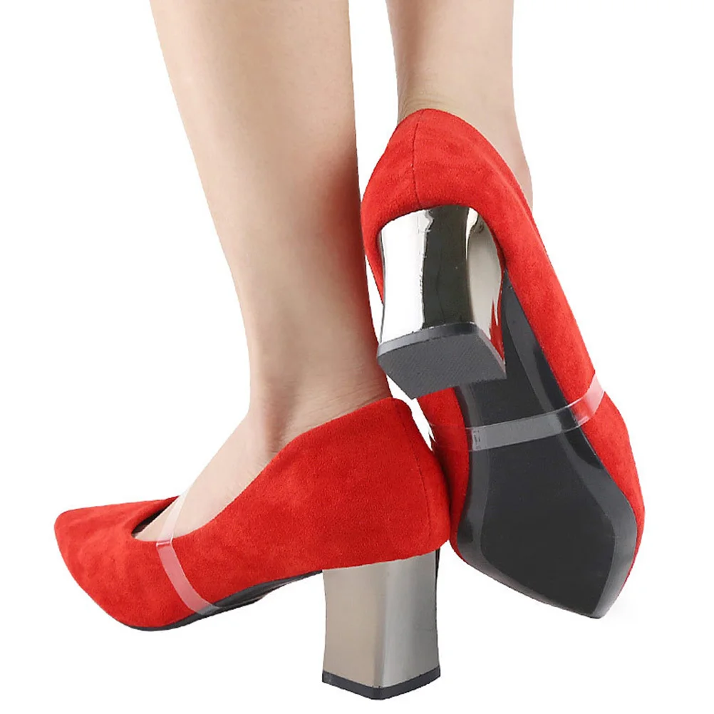 

Transparent Shoelaces 5 Pairs High heels Accessories Invisible Fixing Straps TPU Material Women Shoe Decoration