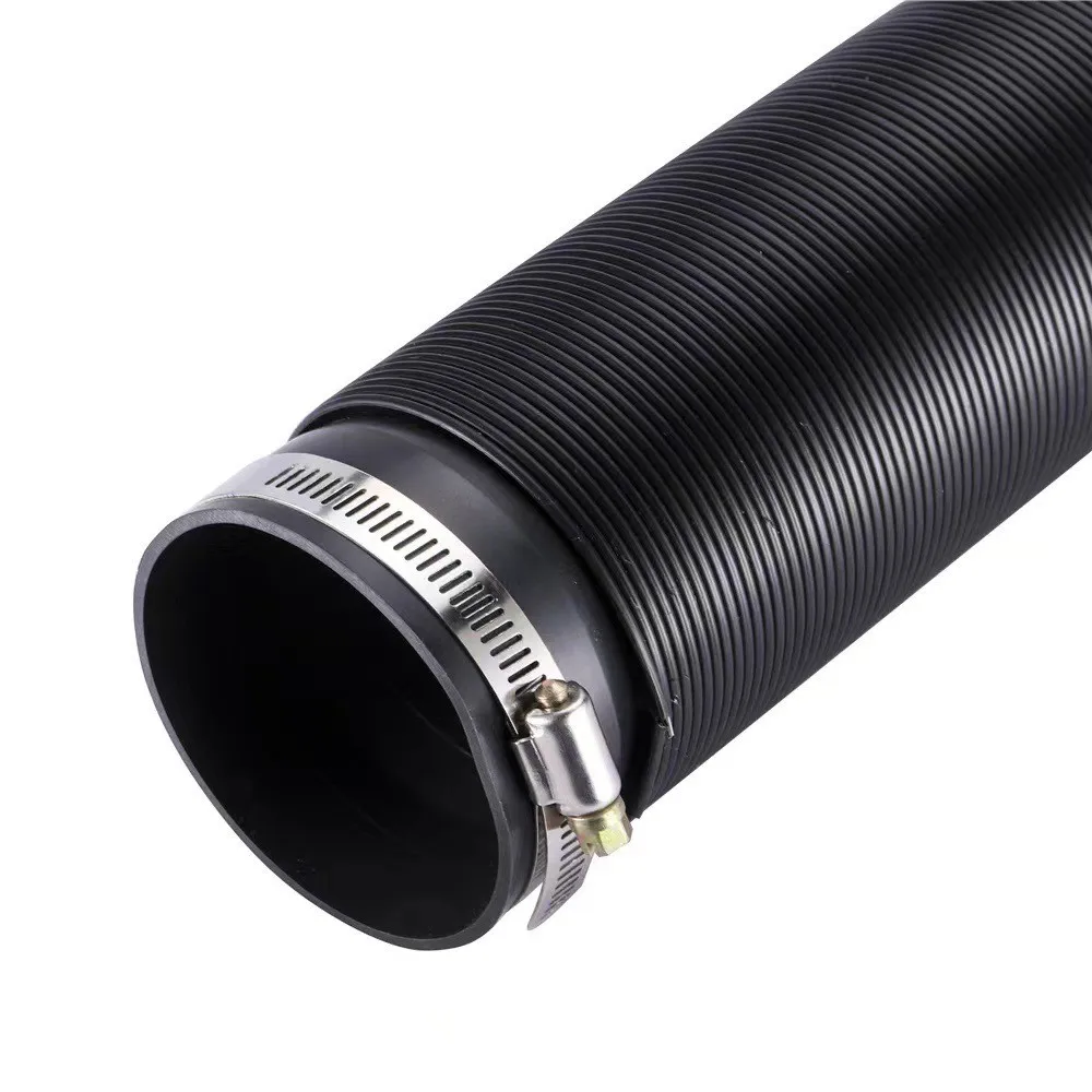 Automotive Klimaanlagenfilter Ansaugrohr-Set 76mm Stahldraht Wellrohr Teleskop-Luftansaugkanal – Detail 3