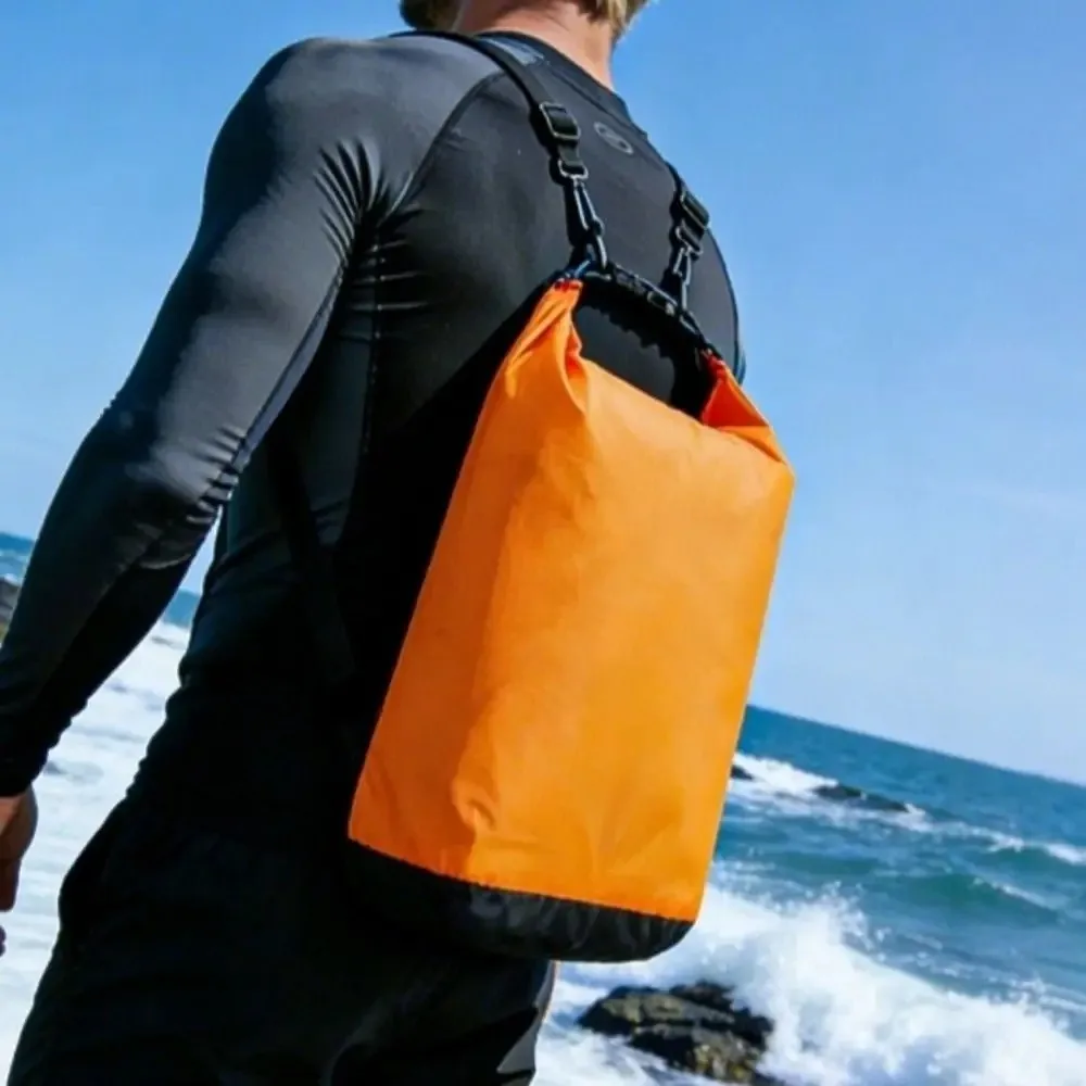 15/20L Capacity Drifting Bag Large Capacity Foldable Design Dry Bag Lightweight Waterproof Bucket Bag Outdoor Drifting